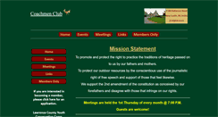 Desktop Screenshot of coachmenclub.com